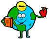 Student Earth Clipart