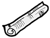 Rolled Newspaper