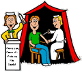 Flu Shot Tent Nurse Clip Art