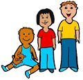 Kids Different Cultures Clipart