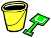 Bucket & Shovel Clipart