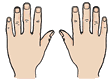 Pale Hands Clipart