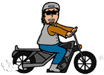 Angry Biker Clipart