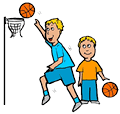 Kids Playing Basketball