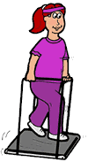 Treadmill  Walking Clipart