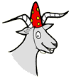 Birthday Goat Clipart