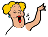 Opera Singer Clipart