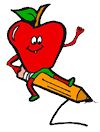 Apple Riding Pencil