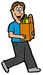 Grocery Shopping Clipart