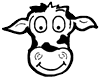 Holstein Cow Face