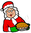 Mrs. Claus Pie Clipart