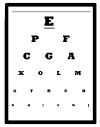 Eye Chart Clip Art