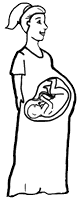 Pregnant Clipart