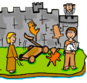 Catapult Castle Clipart