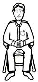 Man Waiting in Chair