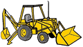 Backhoe Loader Clipart