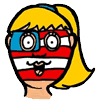 Painted Flag Face