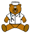 Stuffed Medical Bear Clipart