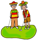 Mexican Golfing Clipart
