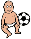 Toddler Soccer Ball Clipart