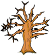 Leafless Autumn Tree Clipart