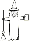 Blank Witch Clipart