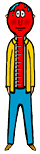 Thermometer Man Clipart