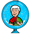 Playing Cards Snowglobe Clipart