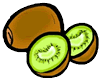 Sliced Kiwi Fruit