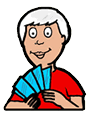Lady Holding Playing Cards