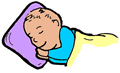 Baby Sleeping Clipart