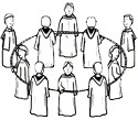 Monks Clipart