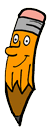 Happy Pencil Clipart