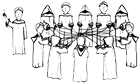 Monks Clipart