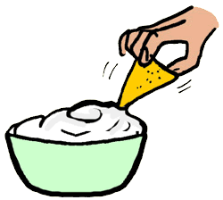 Hand Dipping Chip.