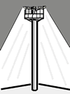 Flood Lights Clipart