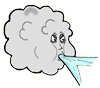 Blowing Wind Cloud Clipart