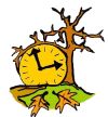 Time Leaves on Ground Clipart
