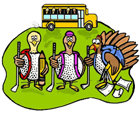 School Golf Ball Turkeys