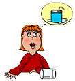 Hot & Thirsty Clipart