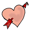 Heart with Cupid's Arrow
