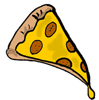 Slice of Pizza with Pepperoni