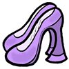 Purple High Heels