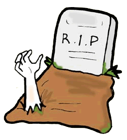 Zombie Hand in Grave