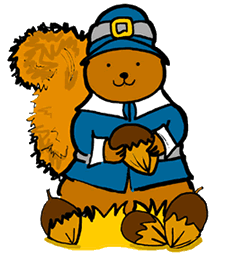 Pilgrim Squirrel Holding Nut
