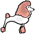 Pink Poodle Clipart