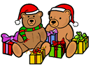 Christmas Teddy Bears Clipart