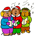 Bears Carolling