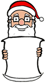 Santa Claus Holding List