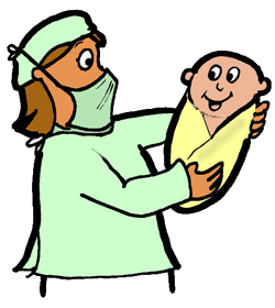 Doctor Holding Baby